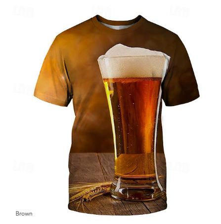 Beer Cosplay | Costume T-shirt | Print Classic Street Style For Couple's