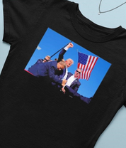 TRUMP RALLY TEE｜Trump Rally Shooter Tshirt｜Official Trump-Get-Shot-Shirt