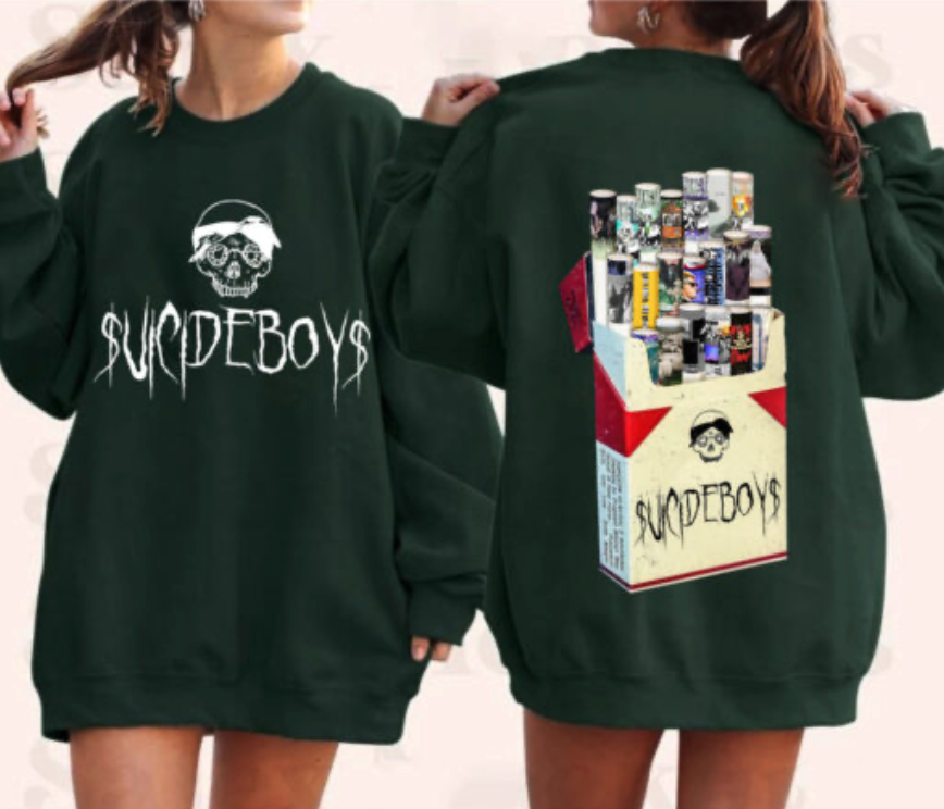 Hip Pop lover Gift | Suicideboys The Creator Hoodie｜Cigarette Box Shirt