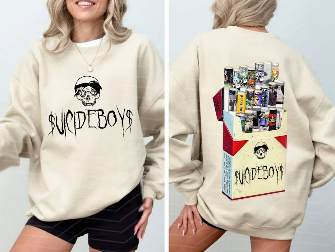 Hip Pop lover Gift | Suicideboys The Creator Hoodie｜Cigarette Box Shirt