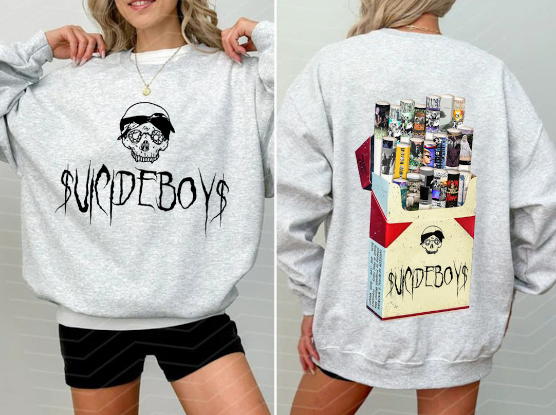 Hip Pop lover Gift | Suicideboys The Creator Hoodie｜Cigarette Box Shirt