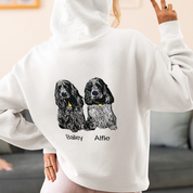 Custom｜Pet Fullbody Fullcolor｜Embroidered｜T-shirt Sweatshirt Hoodie