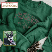 Personalized Embroidered | Dog Hoodie | Dog Name | Sweatshirt T-shirt