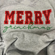 Merry Grinchmas Side Bow Sweatshirt