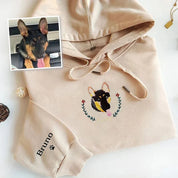 Custom Pet｜From Your Photo｜Embroidered Sweatshirt｜Hoodie