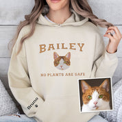 Personalized Embroidered｜Pet Sweatshirt with Pets Name｜Custom Text