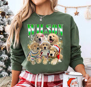 Christmas Snow Decor Custom Bootleg Dog Tee Sweatshirt