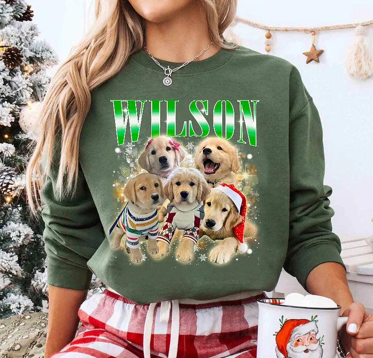 Christmas Snow Decor Custom Bootleg Dog Tee Sweatshirt