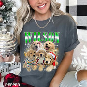 Christmas Snow Decor Custom Bootleg Dog Tee Sweatshirt