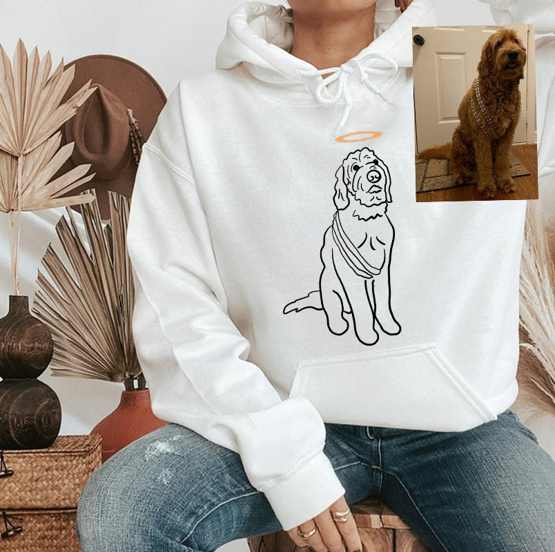 Custom｜Pet Photo｜Embroidered Sweatshirt