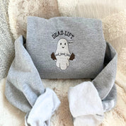 Deadlift Ghost Embroidered Sweatshirt | Fitness boo