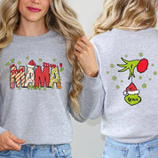 Custom Christmas Mama Kids Names Sweatshirt