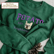 Custom Dog | Hoodie | Embroidered Dog Name | Sweatshirt