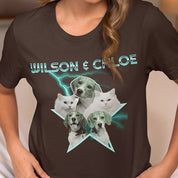 Retro Custom Pet Shirt for Dog & Cat Lovers,