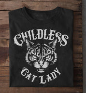 Childless Cat Lady | Against Fascism Feminist | Voting Vintage Shirt