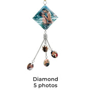 Personalized Photo Lucky Crystal Car Pendant