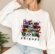 Retro Friends Horror Movie Shirt