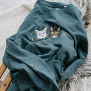 Custom Embroidered | Pet Portrait | Christmas Jumper | Sweatshirt Hoodie T-shirt