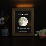 Personalized Moon Phase Acrylic lamp