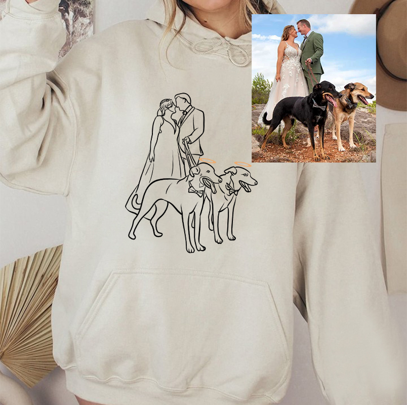 Custom｜Pet Photo｜Embroidered Sweatshirt