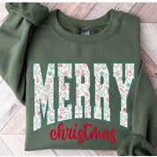 Custom Velvet Christmas Sweatshirt