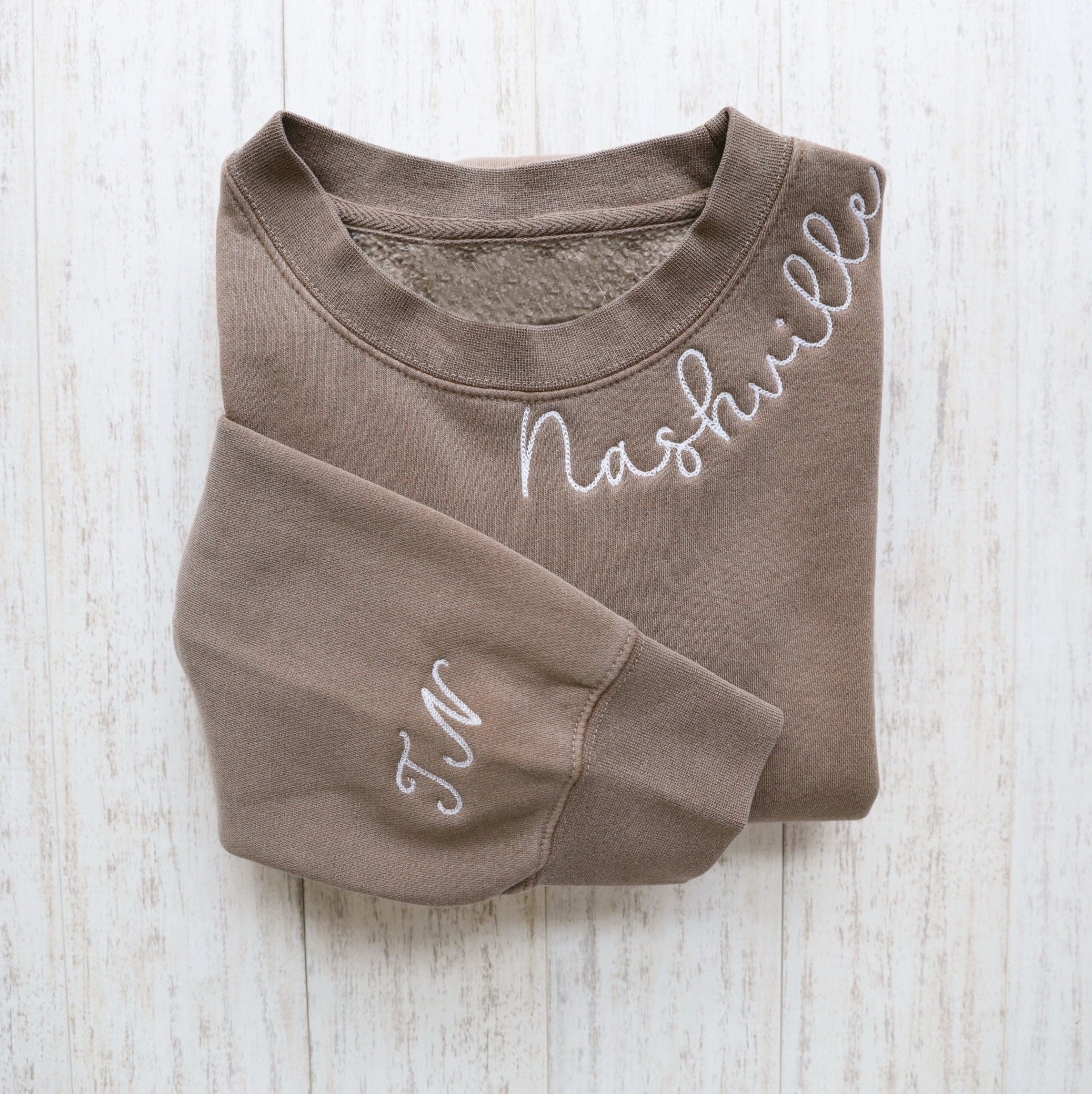 BRIDESMAID CUSTOM  Embroidered Crewneck