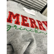 Personalized Green/Red Merry Christmas Bow Side Shirt