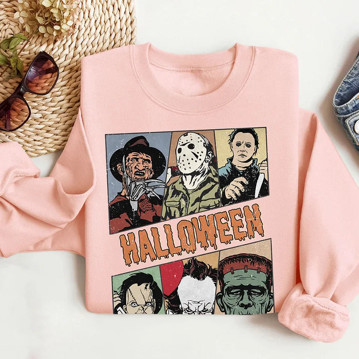 Retro Halloween Horror Movie Shirt