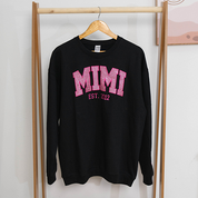 Mimi Glitter Pink | Embroidered And GrandKids | Sweatshirt