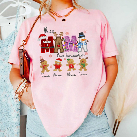 "Mama Loves Her Cookies" Christmas Shirt | Gift For Her