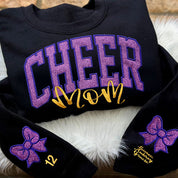 Cheerleading mama sweatshirt / Embroidery Cheerleading sweatshirt