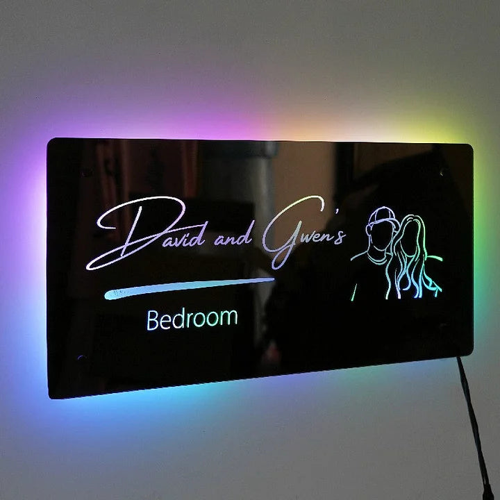 🔥Personalized Name Mirror - Light Up Mirror