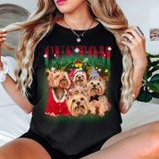 Custom Pet Photo | Christmas Bootleg Tee Sweatshirt Hoodie