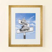 Intersection of Love Photo Print - Commemorate the Moment Your Paths First Crossed