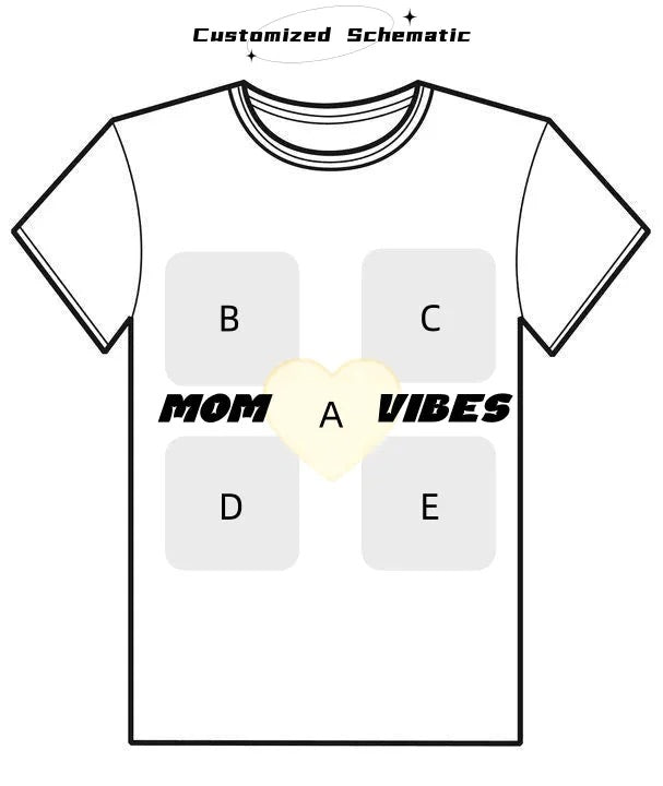 Custom Mom Vibes Vintage Photo Tee Sweatshirt