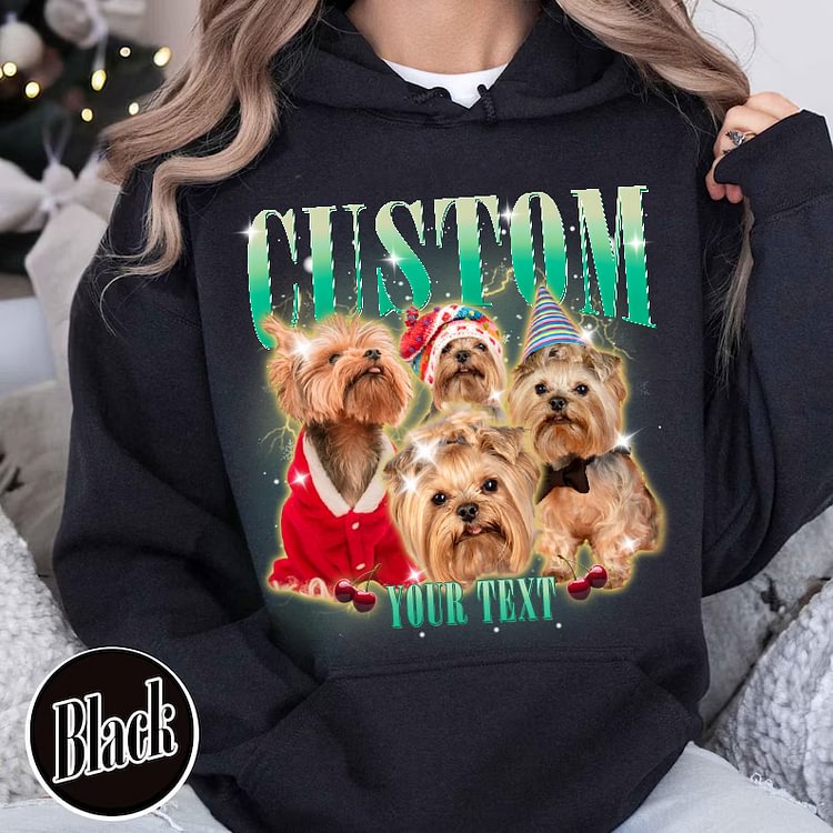 Christmas Bootleg Dog Tee Sweatshirt | Retro Xmas T Shirt Hoodie