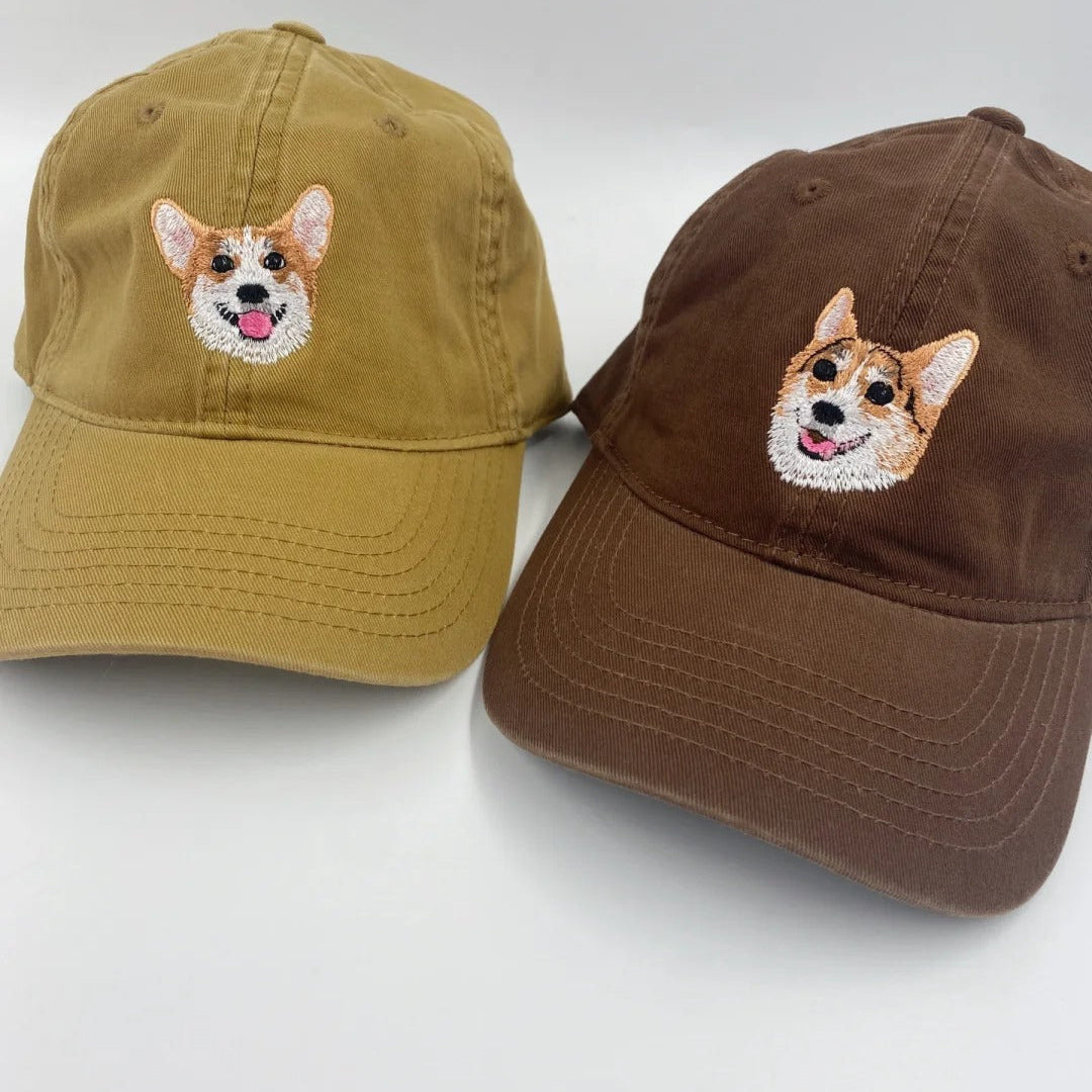 Custom Pet Embroidered Patch Hat