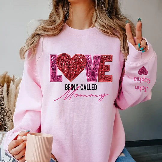 Personalized Sweatshirt - Love Being Called Grandma