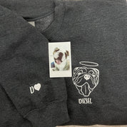 Personalized | Pet Embroidered | Sweatshirt Hoodie T-shirt