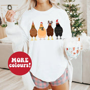 Chicken Farm Animals Ver2 Christmas Sweatshirt