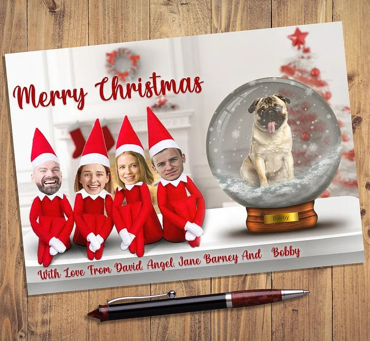 Christmas Cards | Personalized Family Portrait Funny Christmas