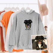 Custom Embroidered Pet Sweatshirt｜Personalized with Your Pet’s Photo