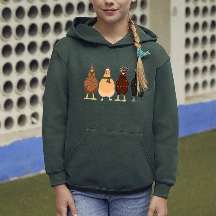 Chicken Farm Animals Ver2 Christmas Sweatshirt