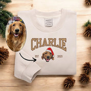 Pet Embroidered Sweatshirt | Christmas  Gift