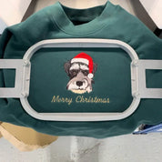 Custom Embroidered Pet Portrait Christmas Jumper Sweatshirt