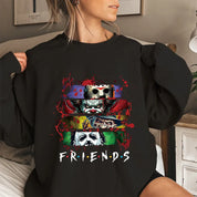 Retro Friends Horror Movie Shirt