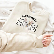 Custom Embroidery|Portrait|Dog Mom|Dog Dad|Sweatshirt with Pet Name