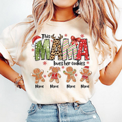 Personalized "Mama Loves Her Cookies" Shirt