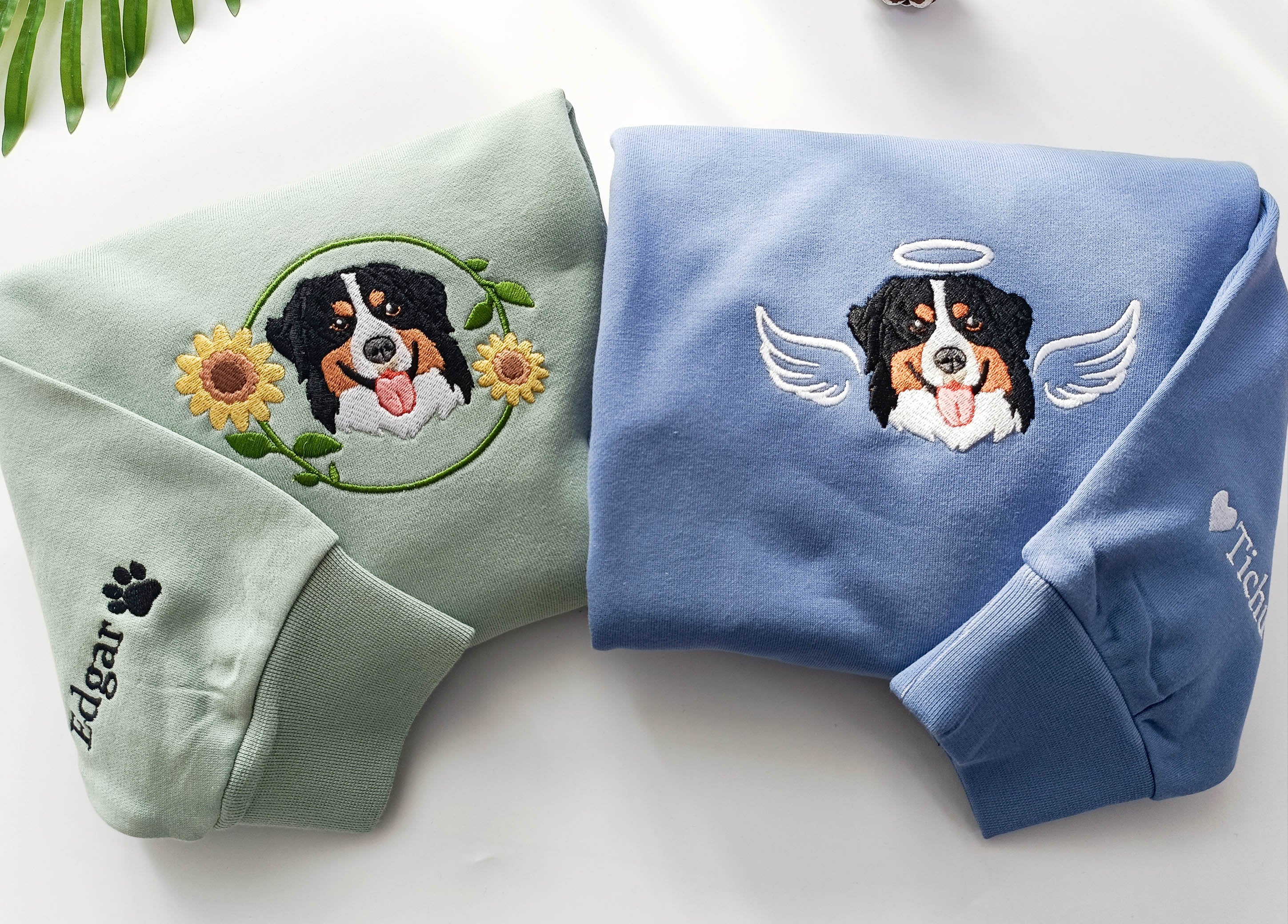 Custom Embroidery Hoodie｜From Photo｜Personalized Dog Sweatshirt