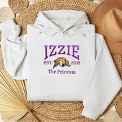 Custom Dog | Hoodie | Embroidered Dog Name | Sweatshirt